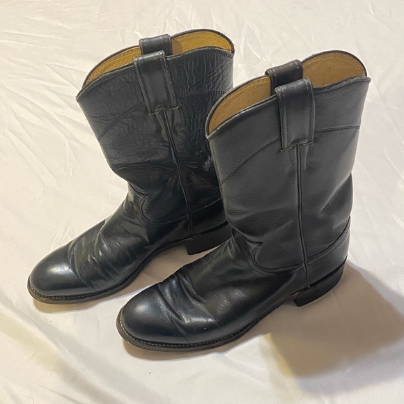 JUSTIN BLACK BOOTS! - Picture 2 of 8